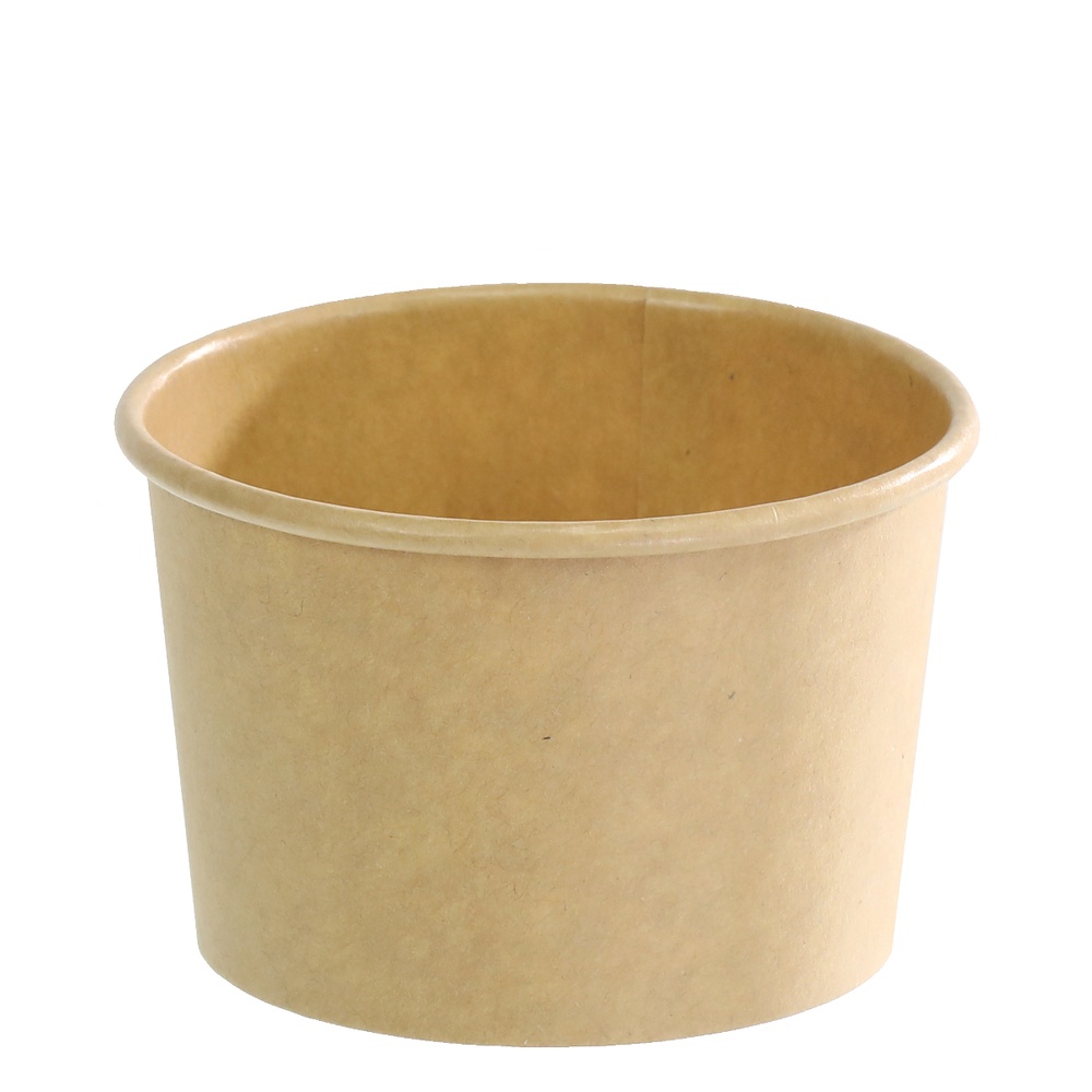 Miska papírová hnědá průměr 90mm 250 ml  50ks