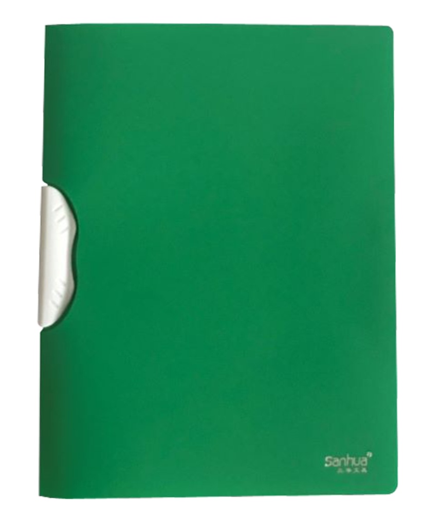 Desky A4 s klipem PP zelené