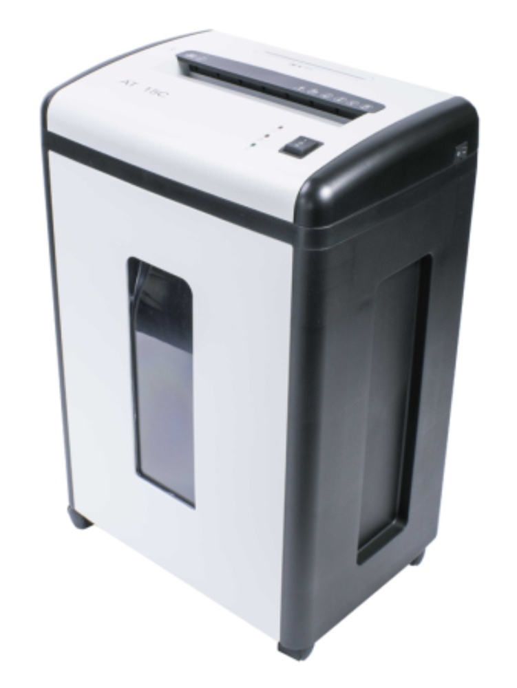 Skartovač AT 15C příčný řez na papír a CD