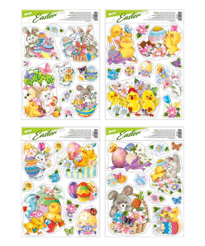 Velikonoční okenní dekorace 30x42cm 