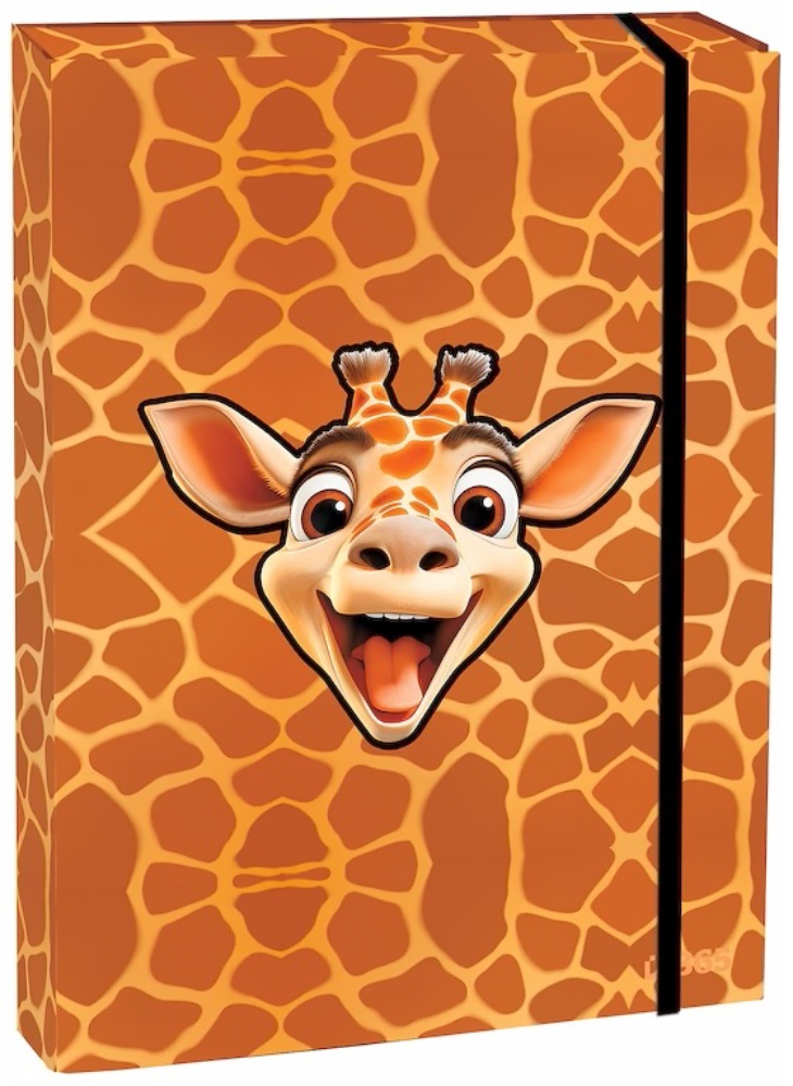 Školní box A4 s klopou Giraffe CBC0632