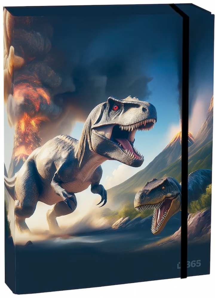 Školní box A4 s klopou Monster CBC0694