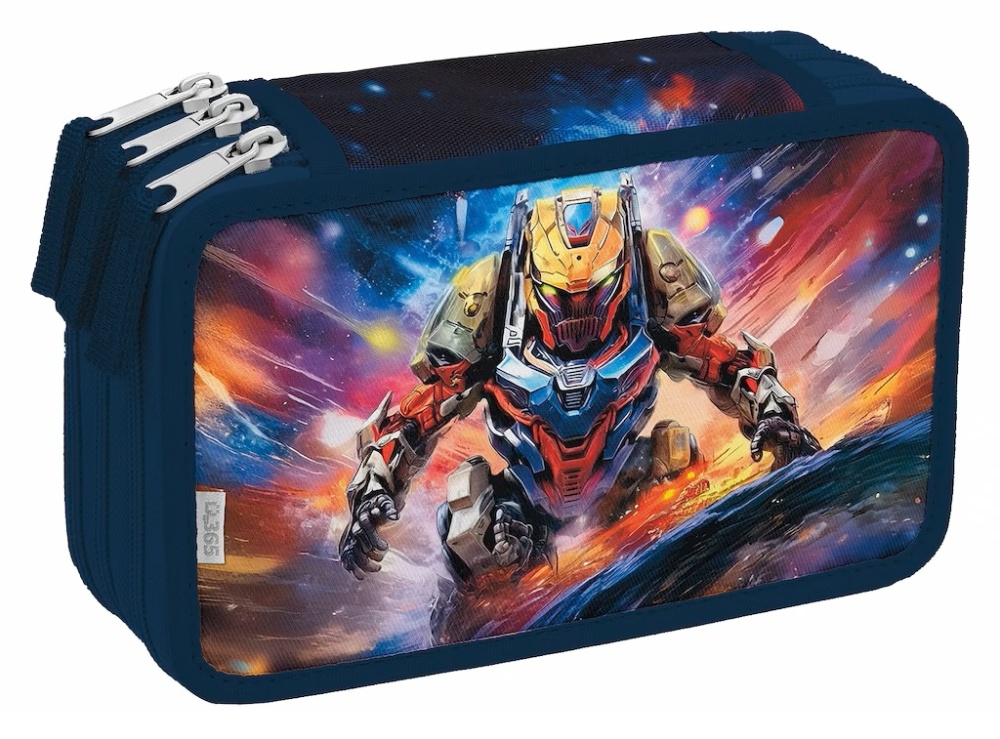 Penál 3-patr.prázdný Unimonster CPT0701