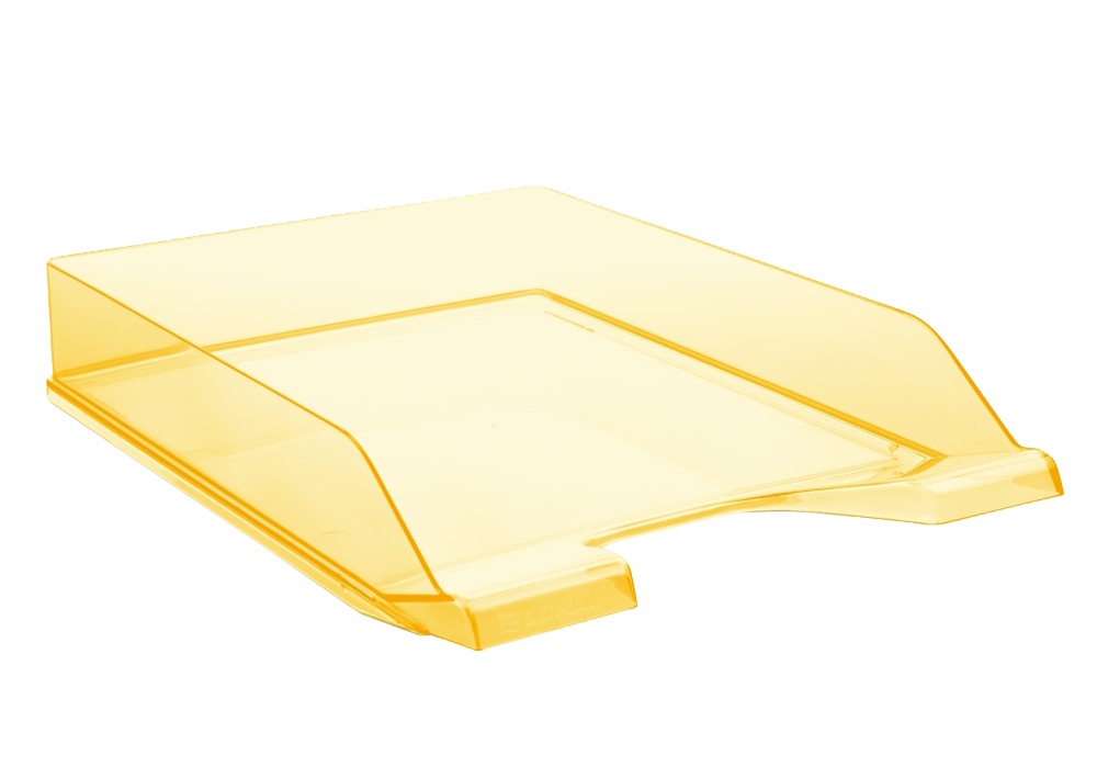 Kancelářský box plastový transp.oranžový Donau