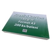 Karton A3 kreslící 180g. 200 listů