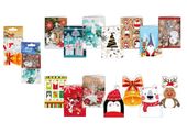 Vánoční visačka 8ks mix motivů