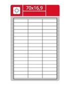 Samolepící etikety Laser 70x16.9 5100 etiket