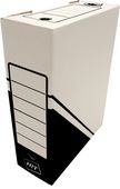 Archivní krabice 300x340x85mm na obsah pořadače černá