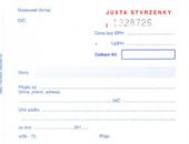 TP Stvrzenka A6-číslovaná 2 kopie propisující 75
