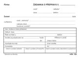 TP Žádanka o přepravu A6 325
