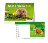 Kalendář s.2026 Naše příroda S22 226x139