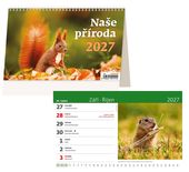 Kalendář s.2027 Naše příroda S22 226x139