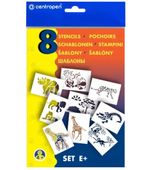 Šablona na foukací fixy E+ divoká zvěř