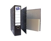 Pořadač A4 archivní 80mm mramor s kapsou