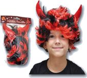 Vánoční čertovské rohy paruka 8881871
