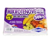 Sáčky mikrotenové 20x30cm/ 50ks 0.008mm