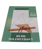 Blok A4 milimetrový papír 50 listů