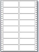 Samolepící etikety  100x36.1 2-řadé MB 400 etiket