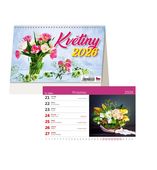 Kalendář s.2026 Květiny S19 226x139