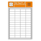 Samolepící etikety Laser 52.5x21.2 5200 etiket