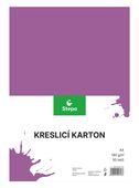 Karton A4 fialový 180g. 50 listů