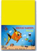 Karton A3 žlutý 180g. 50 listů