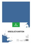 Karton A4 tmavě modrý 180g. 50 listů