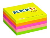 Bloček samolepící 76x76 5-barev neonový 400 listů Stick