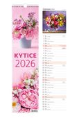 Kalendář 2026 Vázankový Kytice 120x480