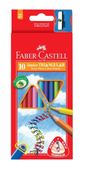 Pastelky Faber 10 trojhranné+ořezávatko