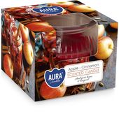 Vánoční svíčka aroma ve skle Apple - Cinnamon