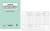 TB Záznam vozidla nákl.dopravy 25 listů A4 ET210