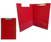 Dvoudeska A4 s klipem červená plast 2002