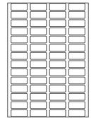 Samolepící etikety Laser 42x18 5600 etiket