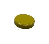 Magnet kulatý 20mm žlutý plast
