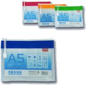 Spisové desky A5 PVC se zipem a textilem