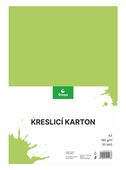 Karton A3 světle zelený 180g. 50 listů