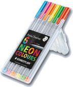 Fix sada STAEDTLER 0.3mm 6ks neon 334