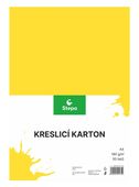 Karton A4 žlutý 180g. 50 listů