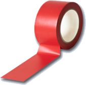 Lepící páska 50/33m PVC vytyčovací červená