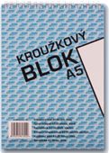 Blok Bobo A5 horní spirála čistý 50 listů