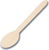 Lžíce dřevěná 16cm 100ks 66736