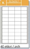 Samolepící etikety Laser 52.5x29.7 4000 etiket