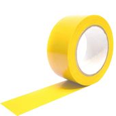 Lepící páska 50/33m PVC vytyčovací žlutá