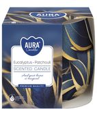 Svíčka vonná ve skle Eukalypt/patchouli