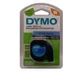 Dymo páska letratag 12mm/4m modrá plastová