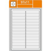 Samolepící etikety Laser 97x11 5000 etiket