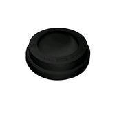 Víčko vypouklé černé pr.90mm 100ks