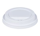 Víčko vypouklé bílé pr.90mm 100ks