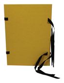 Desky s tkanicí A4 prešpánové žluté